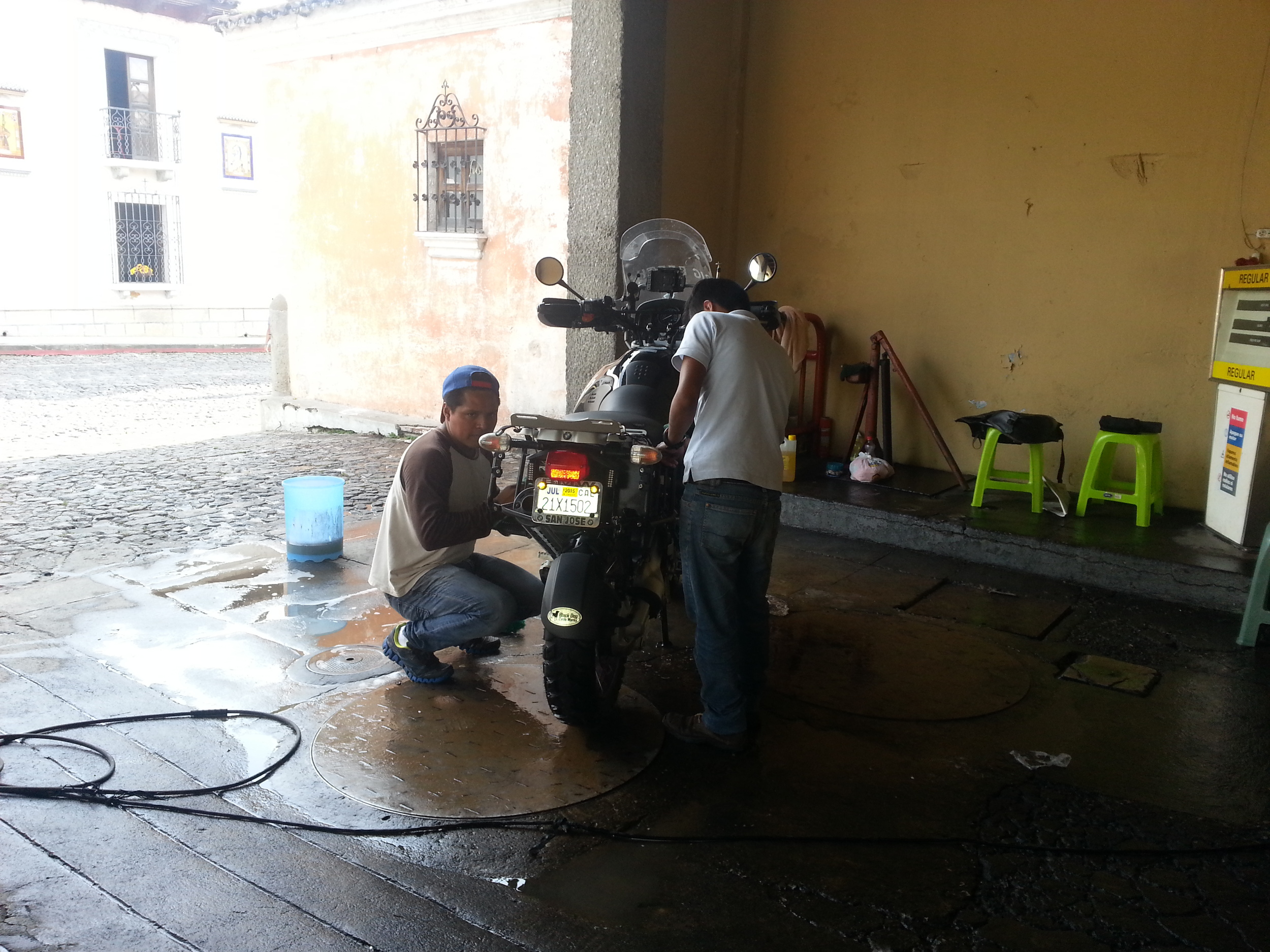 Ok, I had my bike washed...but only, because I was bored, I swear