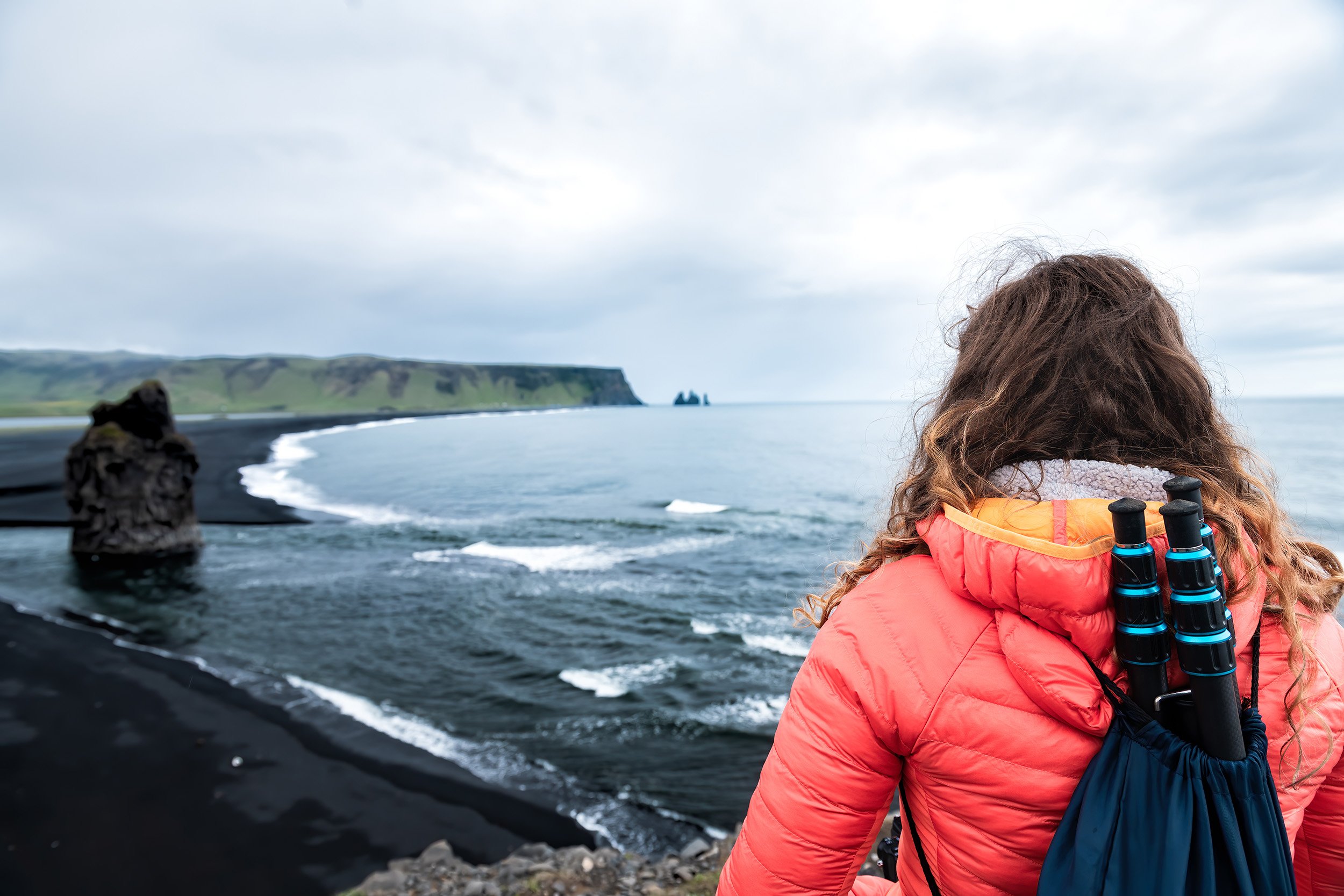 Iceland and girl gaze