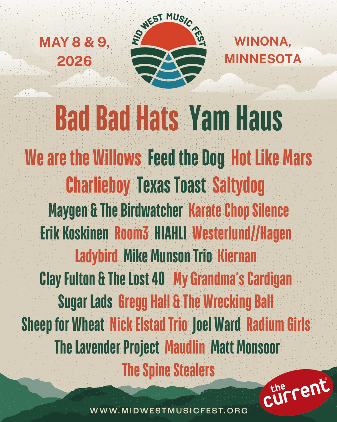 WINONA, MN : BAND : MIDWEST MUSIC FEST