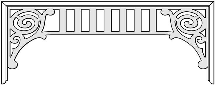 Range: Heritage Product Code: HFR5 Height: 270 or 400mm Internal Hanging Space: 150 or 200mm Width: As you require