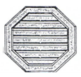 Hexagonal, Octagonal, Square Gable Vents Product Code: GVHX, GV)CT, GVSQ RESPECTIVELY Dimension : 450 x 510 mm, 455 x 455 mm, 455 x 455 mm RESPECTIVELY