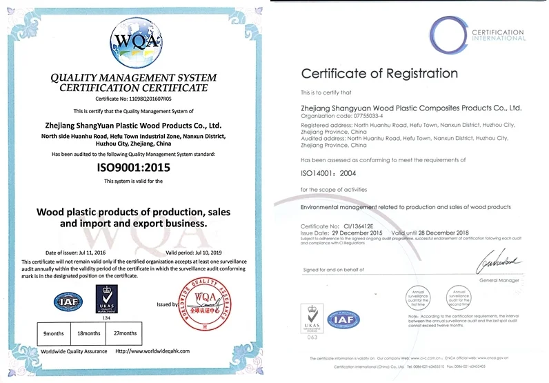 2015,SYWPC pass ISO9001 ISO14001