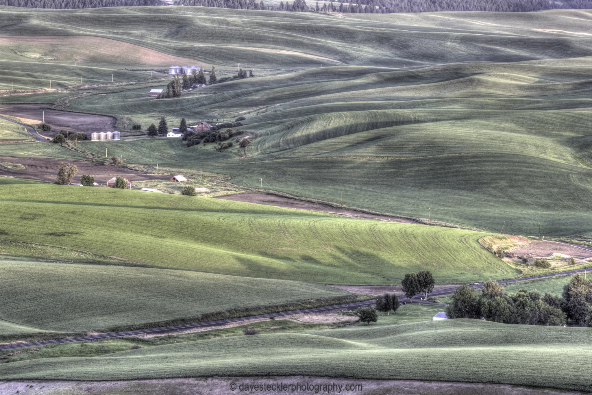 Palouse Farm Sunset