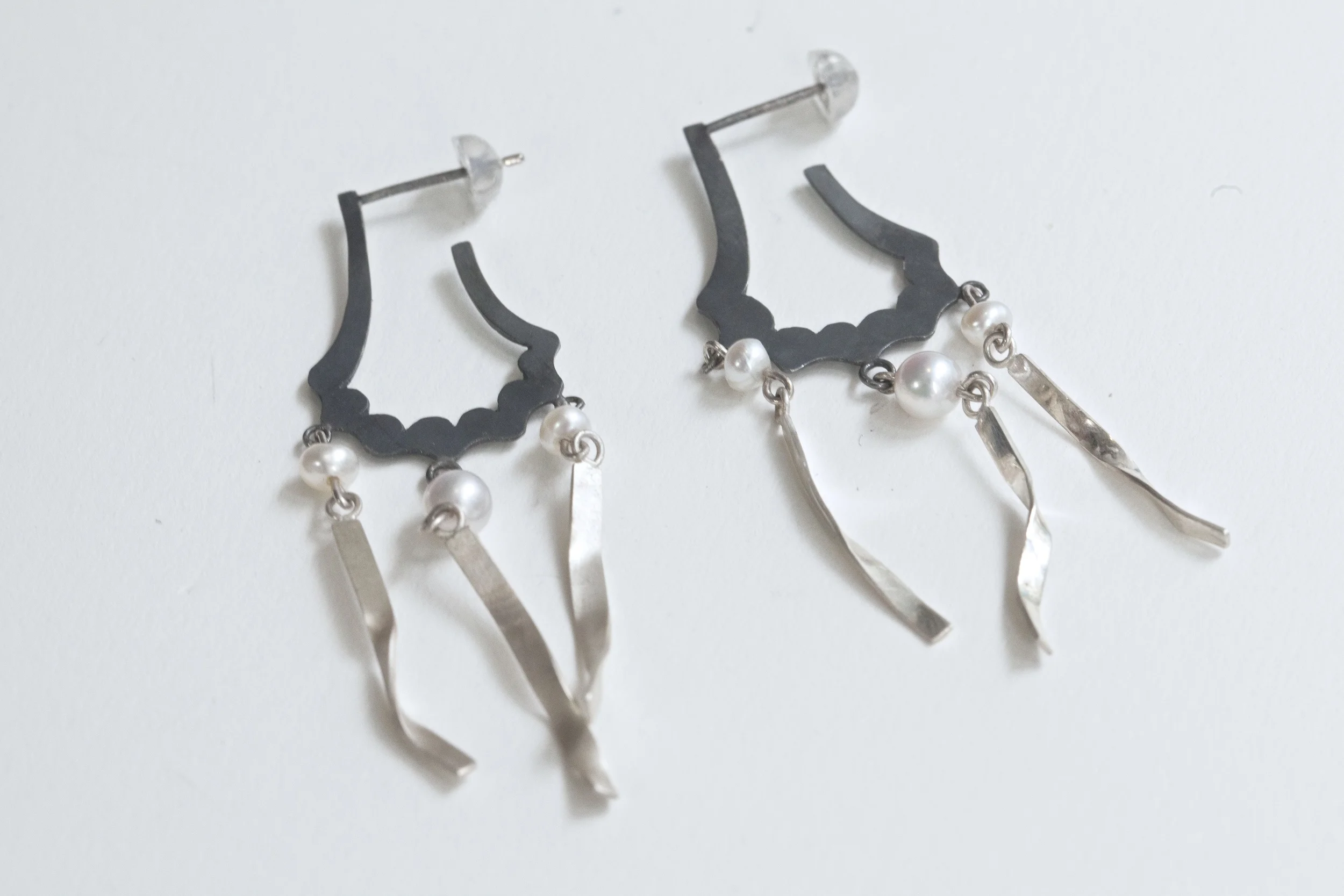 Sterling silver and Akoya pearls シルバー×あこや真珠