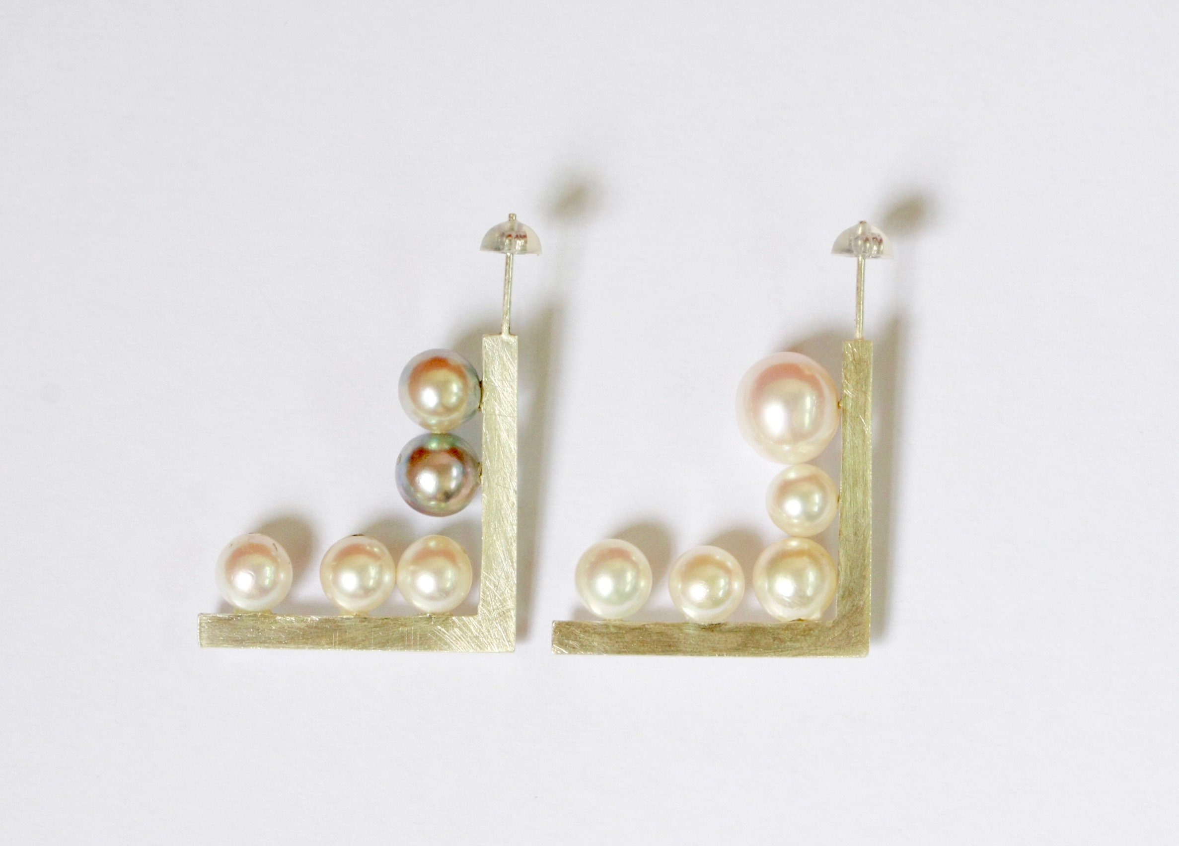 Sterling silver and Japanese Akoya pearls from Nagasaki(9mm and 7mm) シルバー×長崎産あこや真珠(7,5mm,9mm)