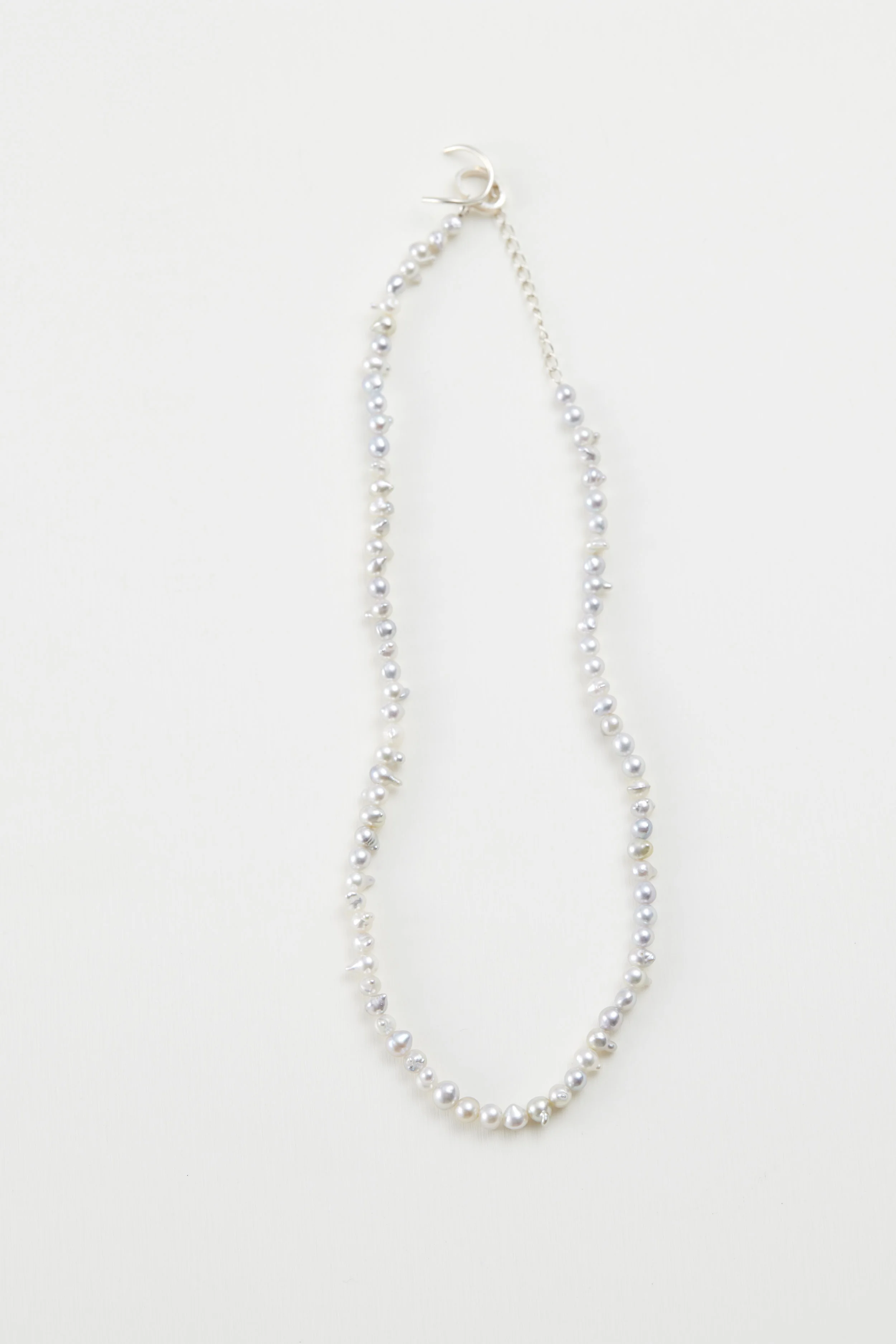Spiky Akoya pearl necklace 40cm