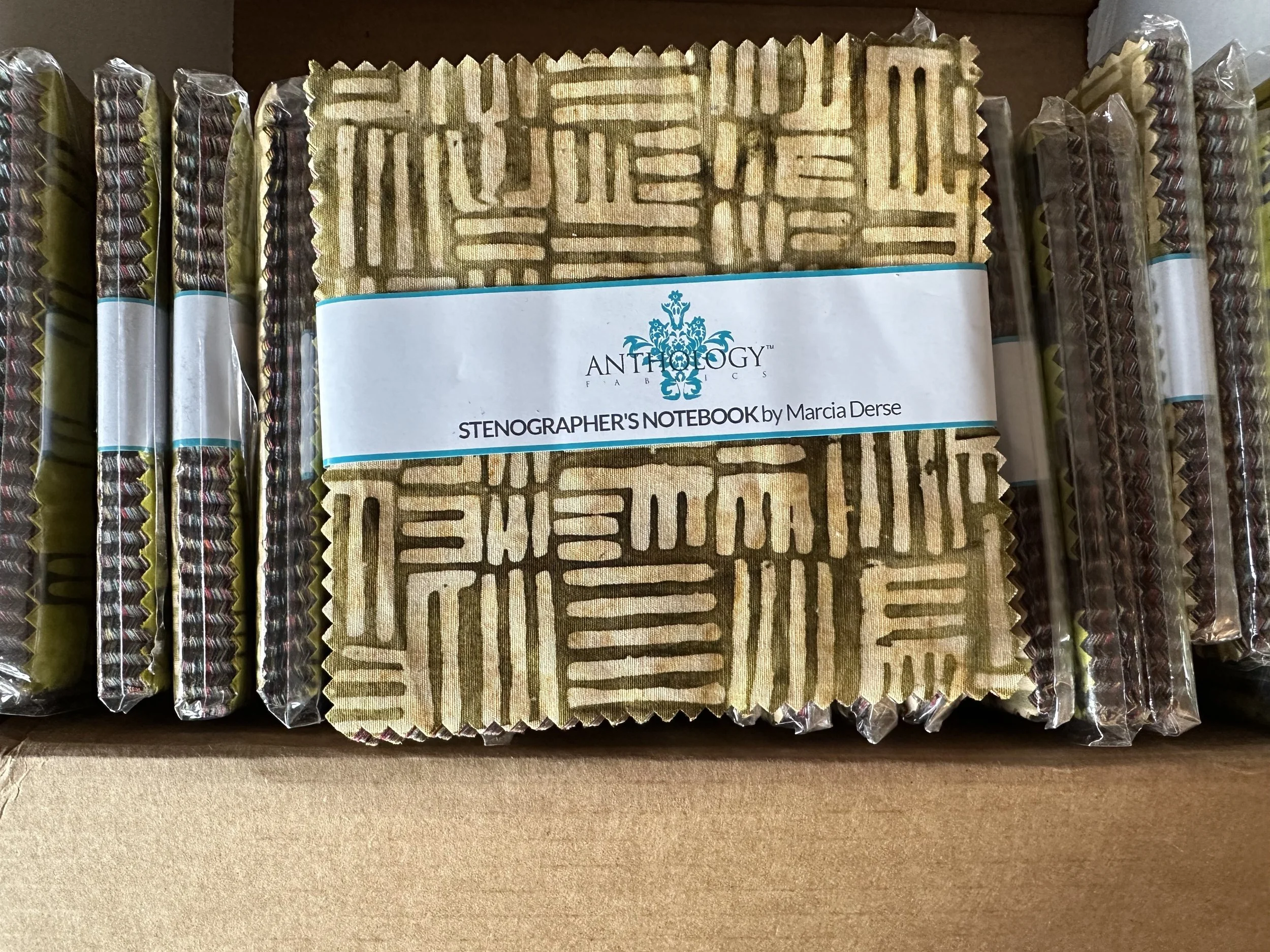 5"x5" charm pack: stenographer's notebook