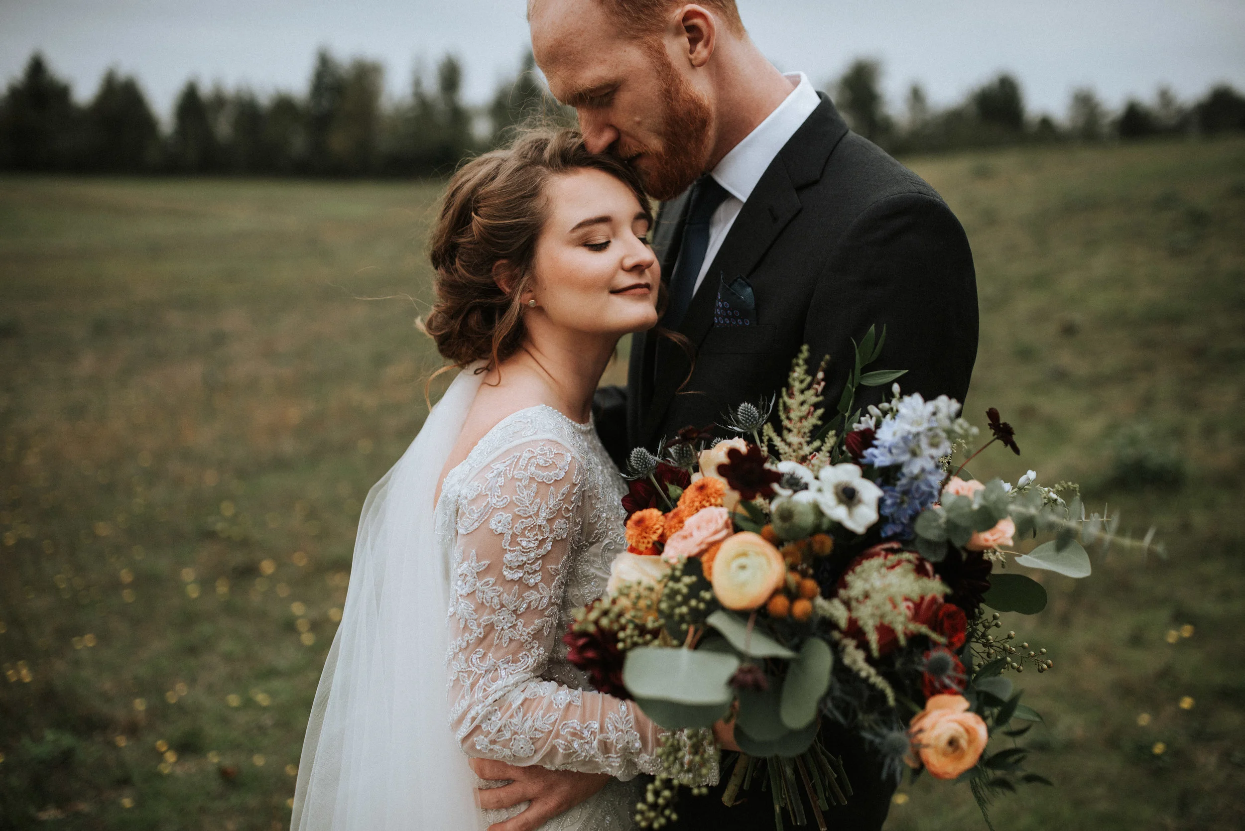 Romantic October Wedding