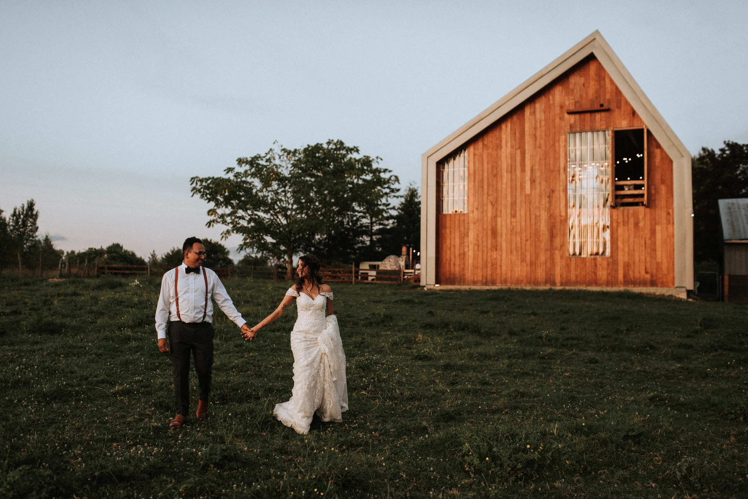Razia &amp; Jared - Swallowfield Barn Wedding 
