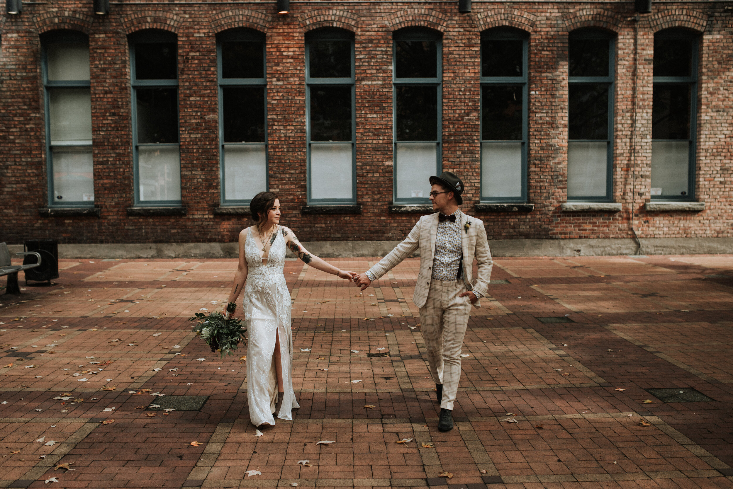 Gabi &amp; Connor - Downtown Vancouver Elopement 