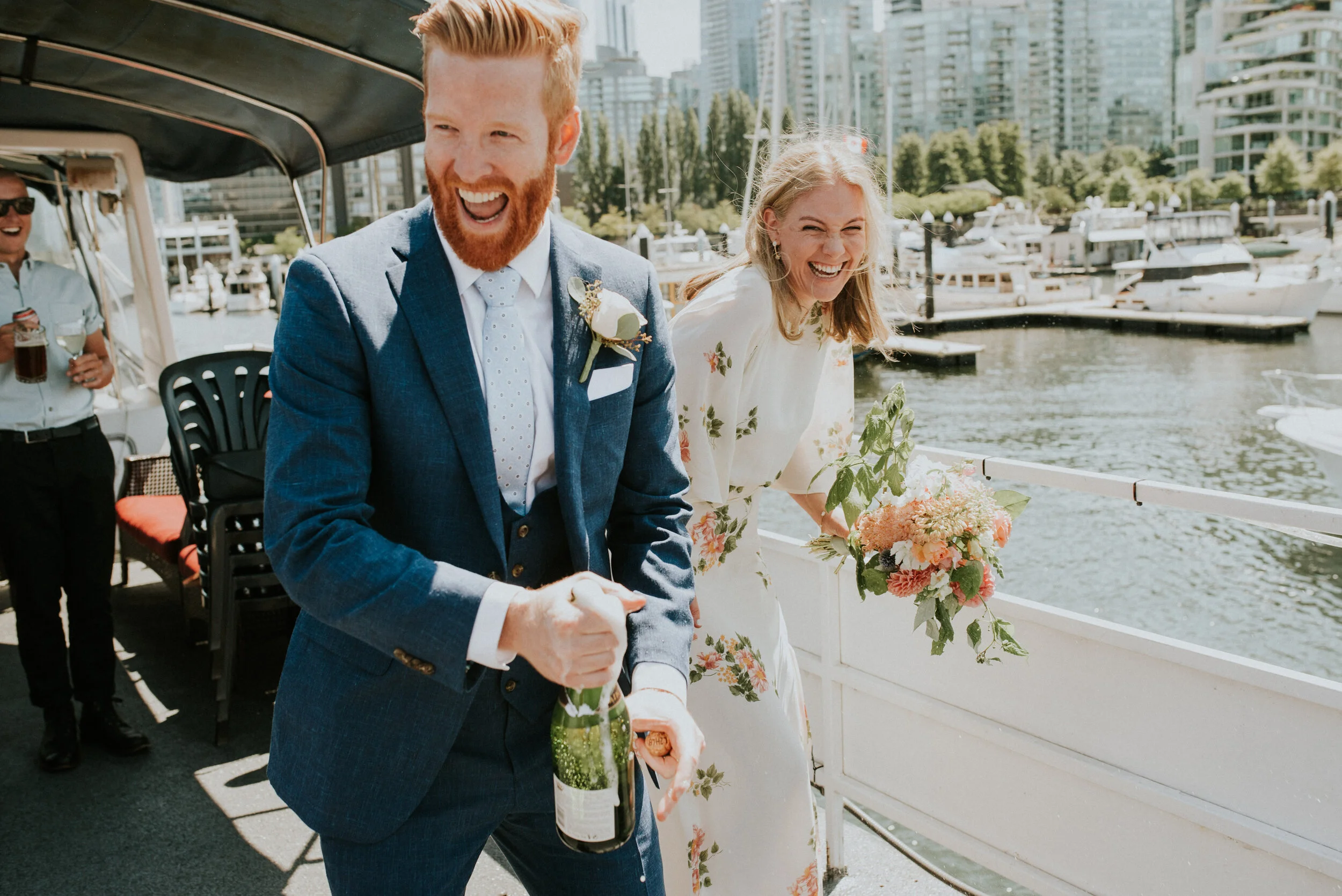 Harriet &amp; Ian - False Creek Charter Wedding