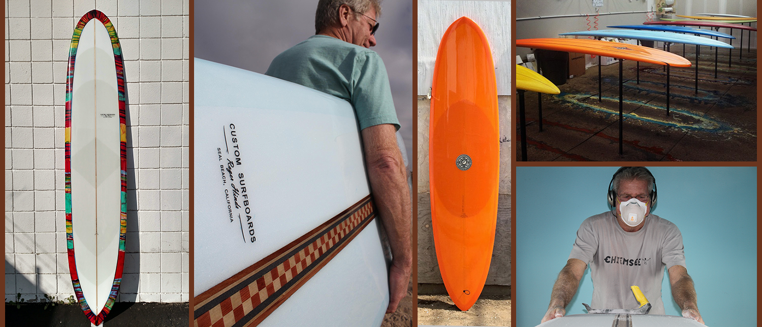 Every board hand shaped & glassed in the USA by one pair of hands ROGER HINDS SURFBOARDS Winner 2014 and 2015 Icons of Foam Challenge WHAT'S IN YOUR QUIVER?
