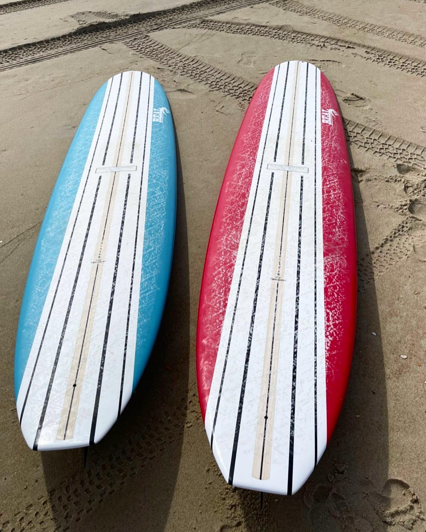 Two @surftechusa Renaissance models. #rogerhindssurfboards