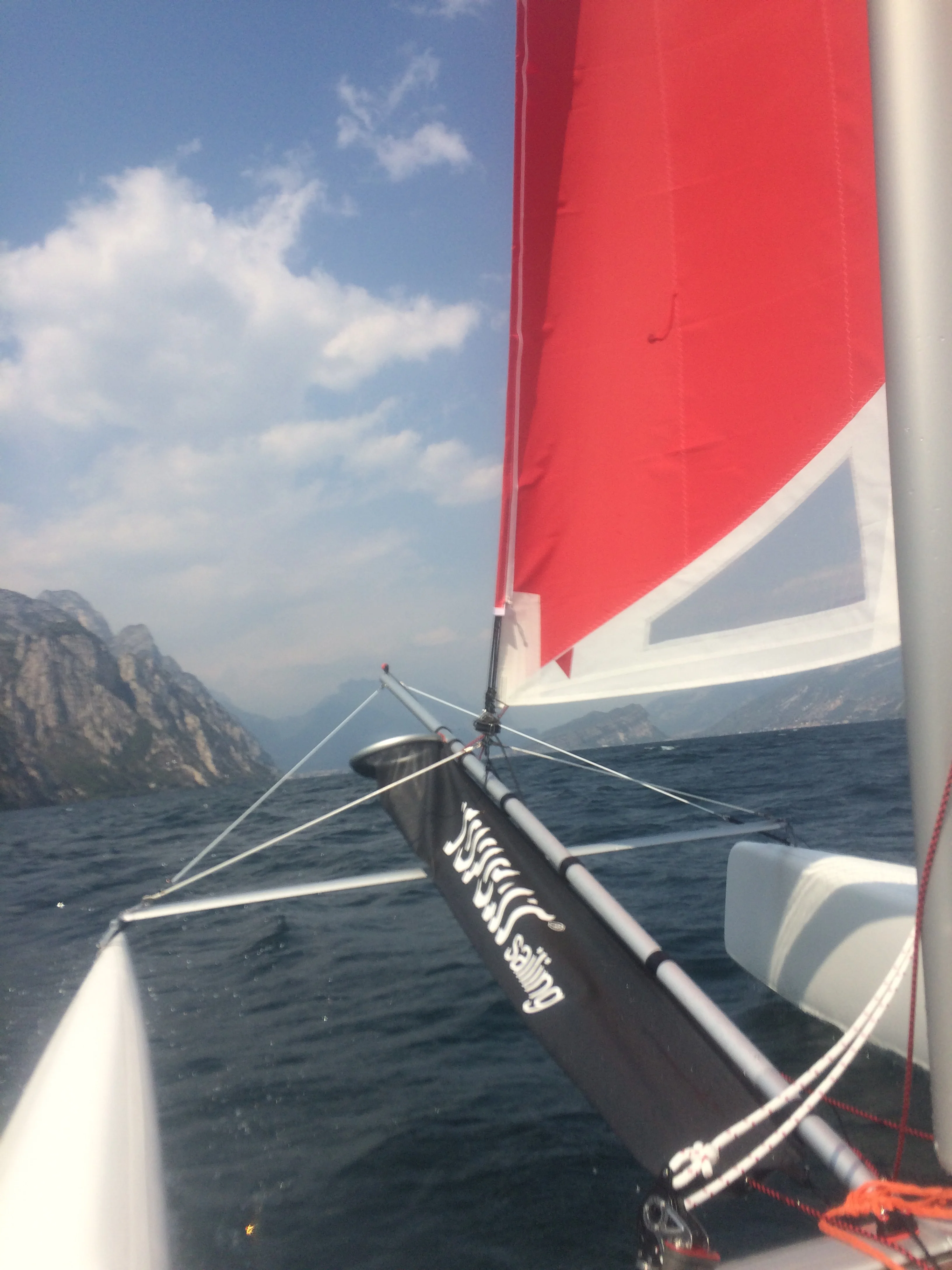 Gardasee catamaran kurz!
