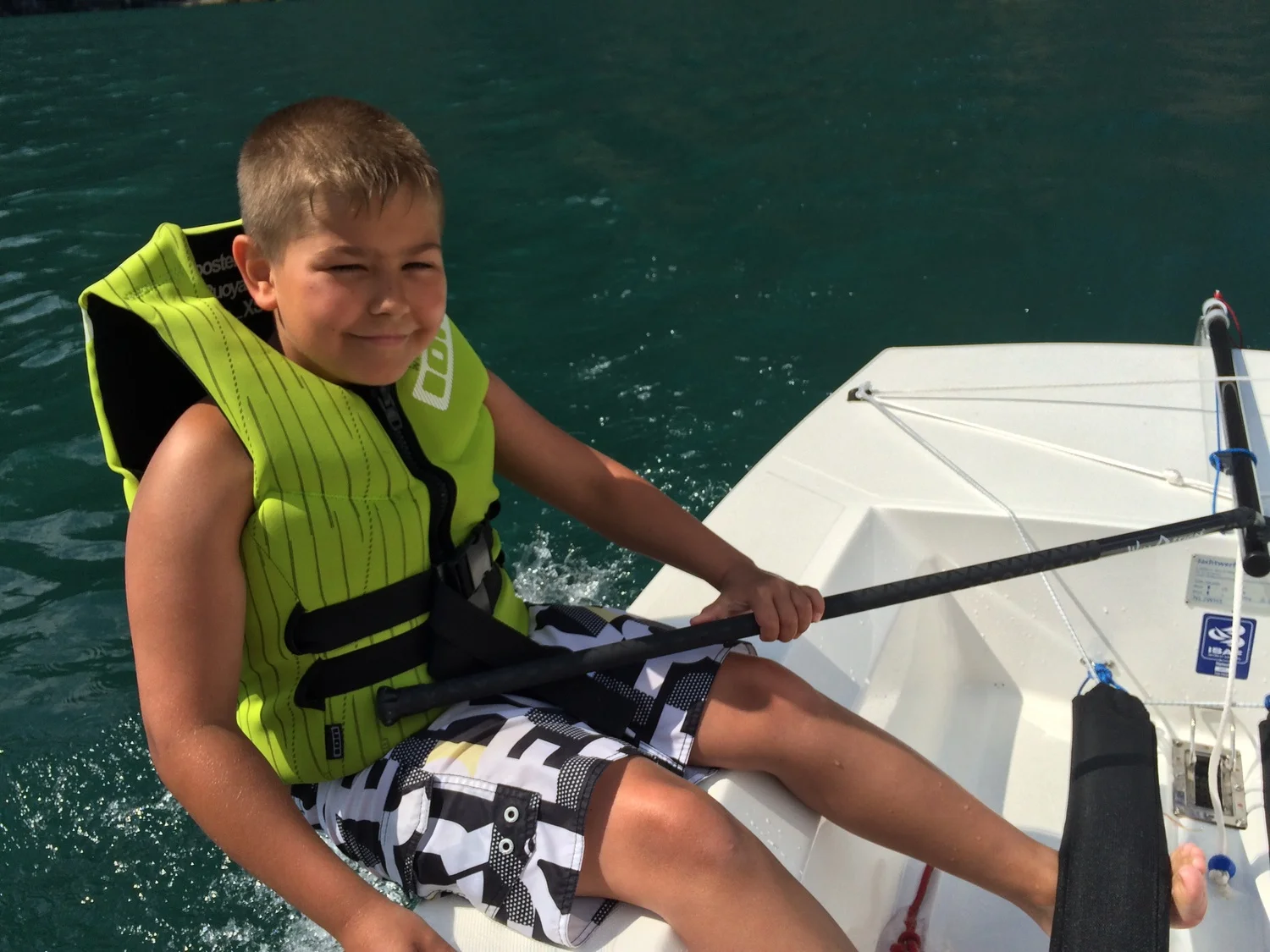 Zeilen in de Dinghy