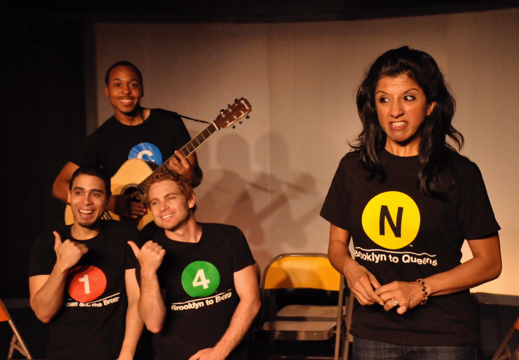 Tales from the Tunnel Cast with Farah (R)