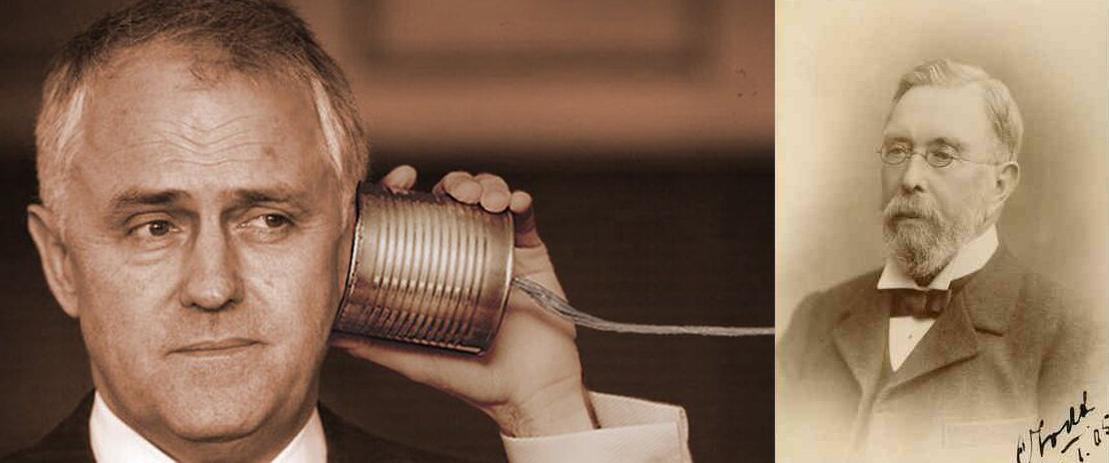 One of these men is an innovator, talented leader and telecommunications pioneer. Pic - @leftocentre