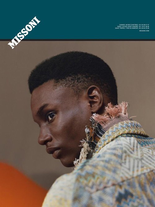 Victor Ndigwe Missoni Advertising Campaign S/S 16 – Photographer: Harley Weir