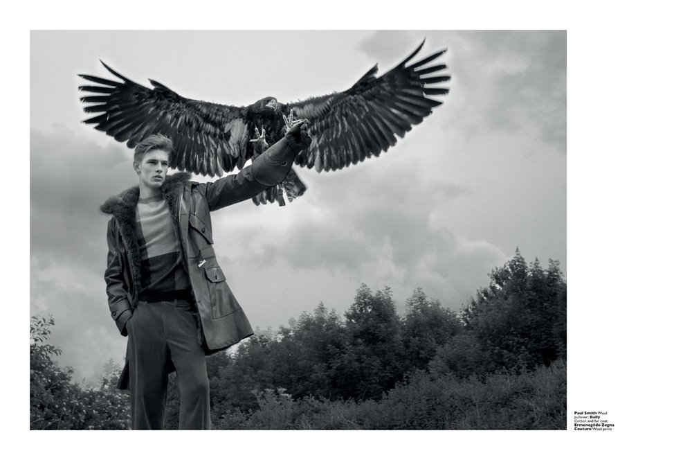 Mode-Editorial "Raptorous Pleasures" für Men's Folio Singapur, Model: Tommy Marr