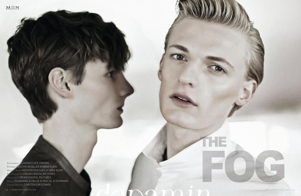 Helge & Flemming – Mode-Editorial "The Fog" für Men Moments Magazine