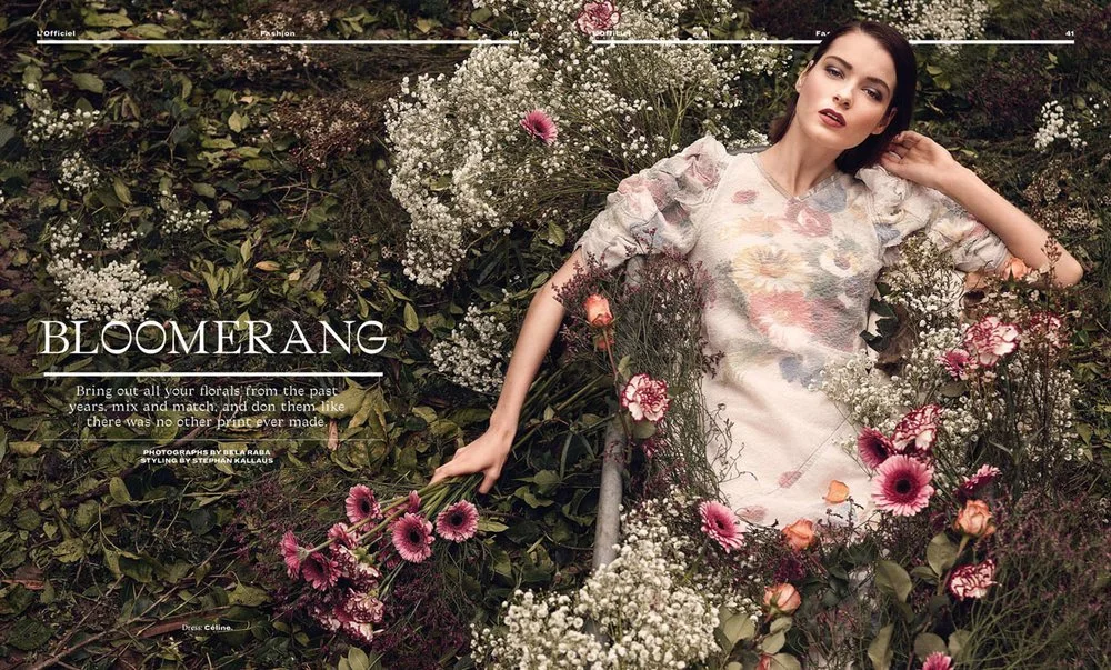 L’Officiel India Editorial "Bloomerang" by Bela Raba München