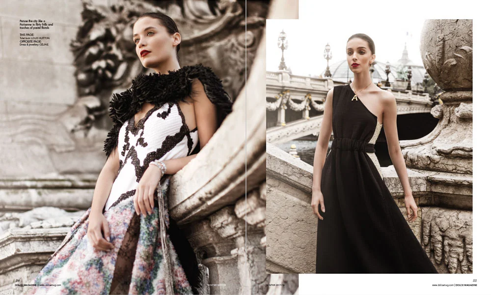 Dolce Canada Editorial "Toujours L'Amour" by Bela Raba München, p. 54-55