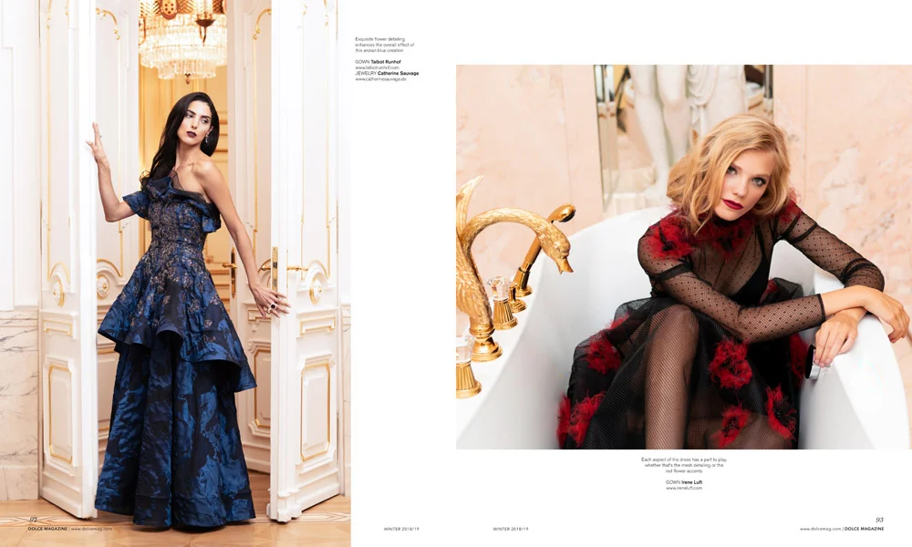 Editorial “Belle of the Ball” for Dolce Magazine Canada by Claudius Holzmann