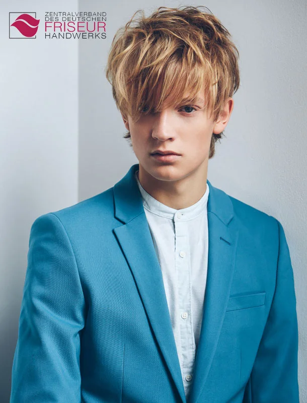 Dopamin Fashion Model Fynn für Zentralverband des Deutschen Friseurhandwerks Köln; Fotograf: Mario Naegler