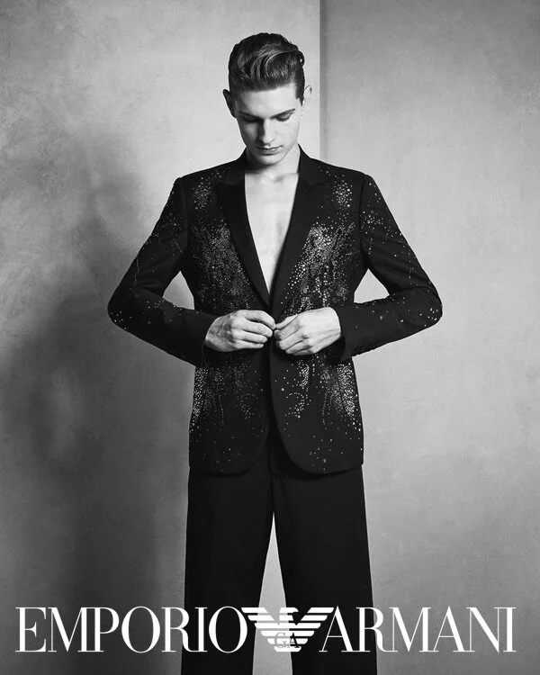 Jude @ dopamin Management Modelagentur Düsseldorf for Emporio Armani Stars Capsule Collection campaign, Fotograf: Paolo Barbi, Mailand