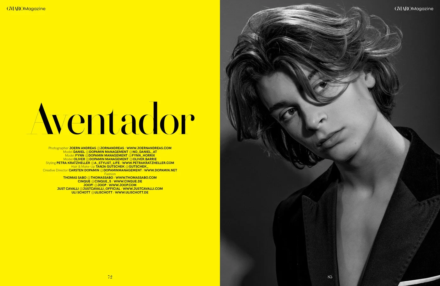 Oliver @ dopamin Management, Fotograf: Jörn Andreas Düsseldorf, Aventador Fashion Editorial