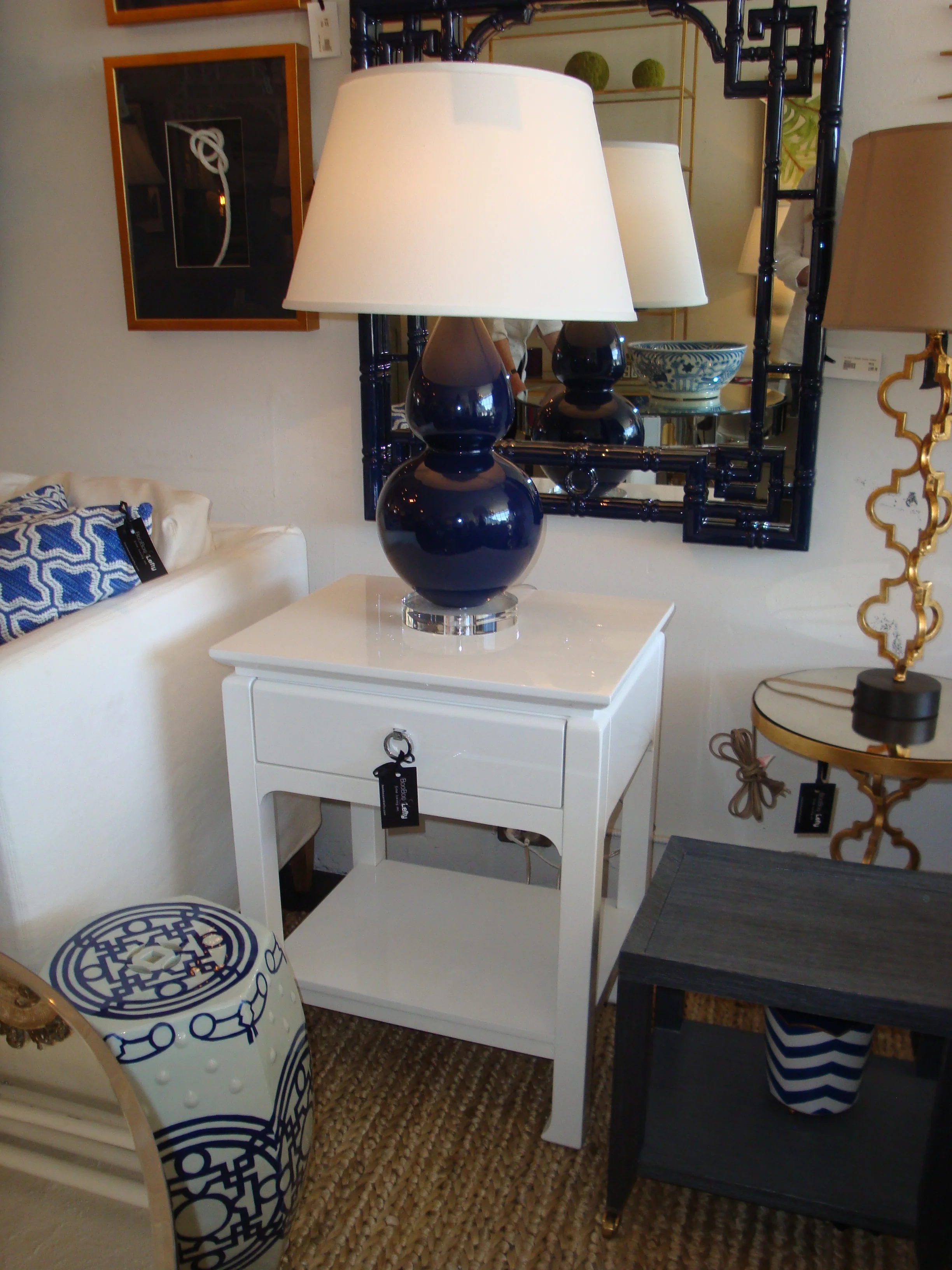 Harlow Lacquer Side Table