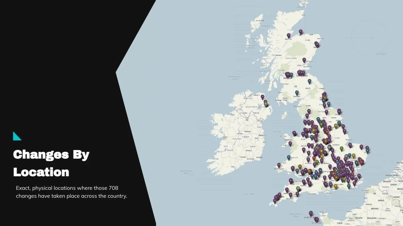 Image: Visualisation UK Regional Dealership Changes February 2023