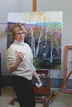 Daphne deBlois vom Baur in her studio.