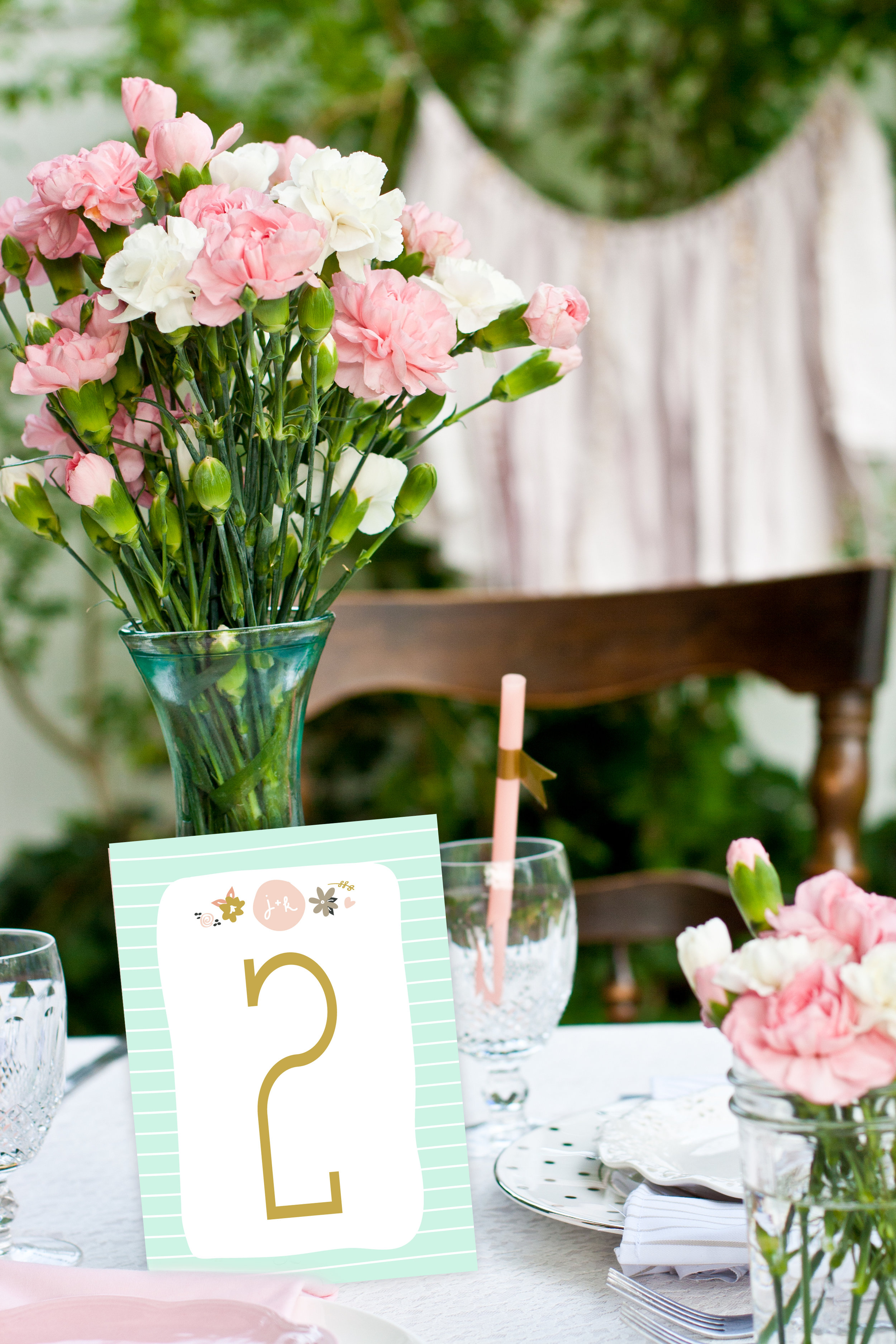 mint green table numner.jpg