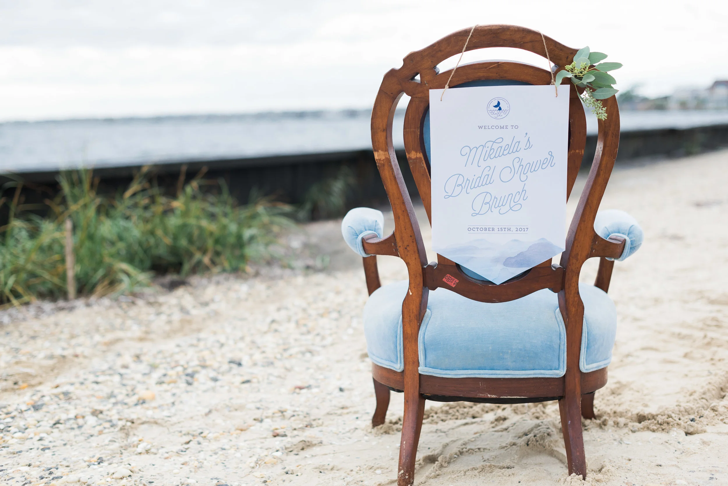 mermaid watercolor bridal shower brunch