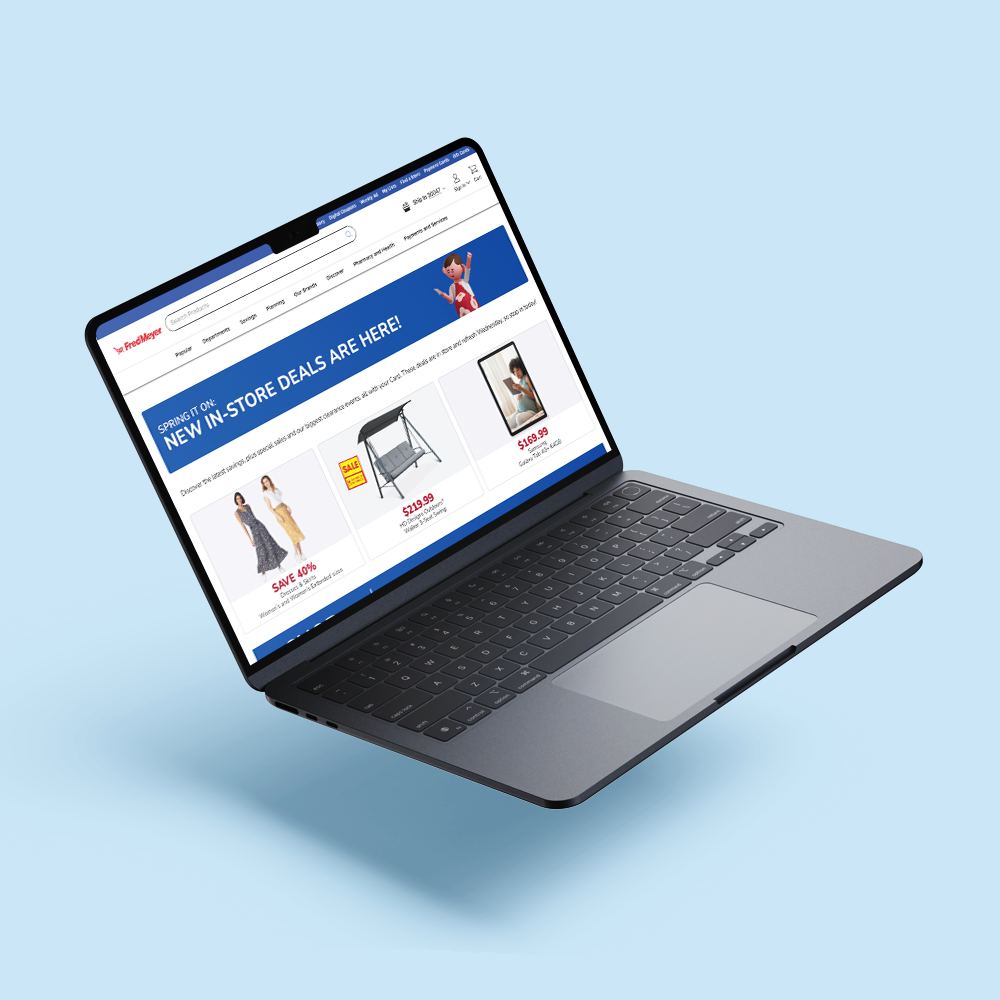 Fred Meyer Landing Page