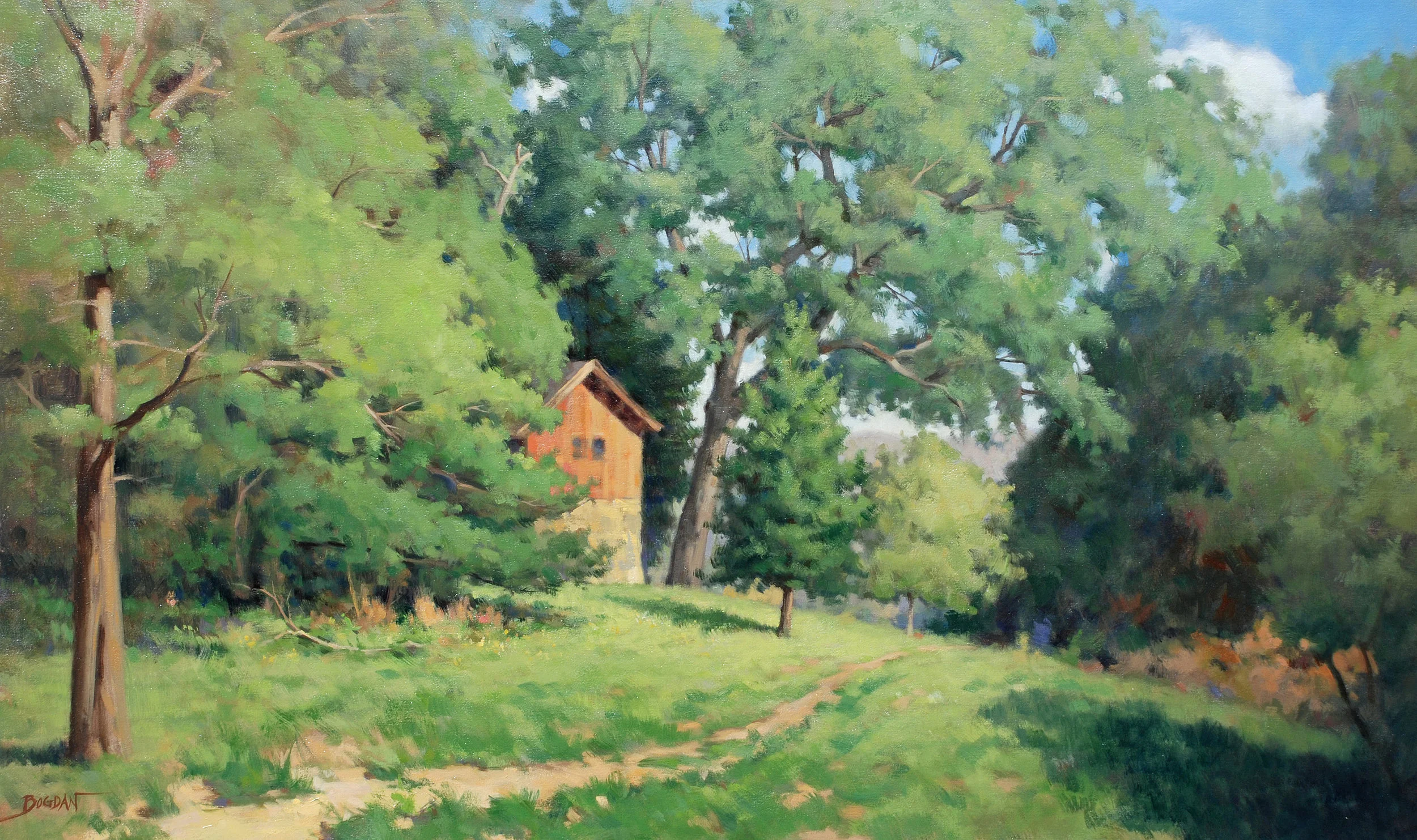 Wooded Hilltop with Barn 