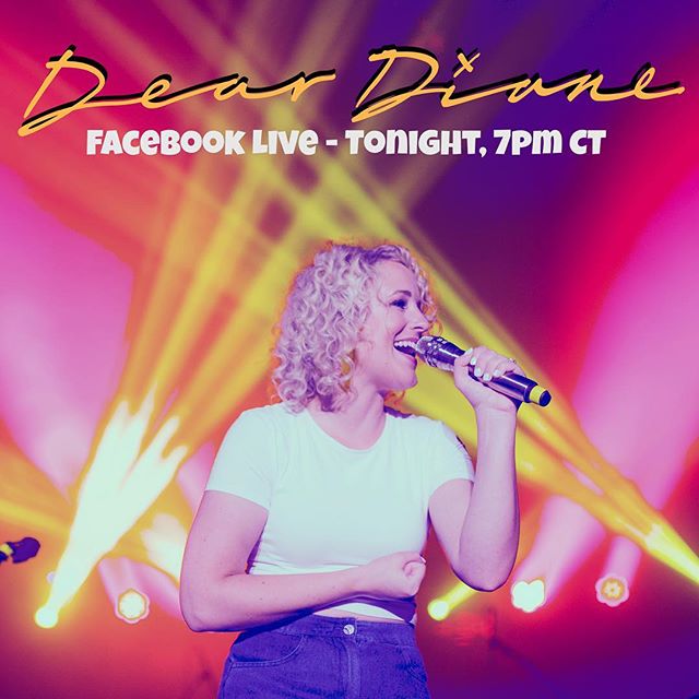 #DearDiane Facebook Live chat tonight @ 7pm central 💻  Send your stories &amp; questions to deardiane@camcountry.com 💛 (real names won't be used during the chat)
