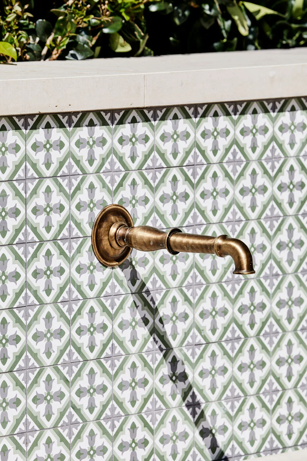 Designing the tile for this spa was one of my favorite parts of this project.