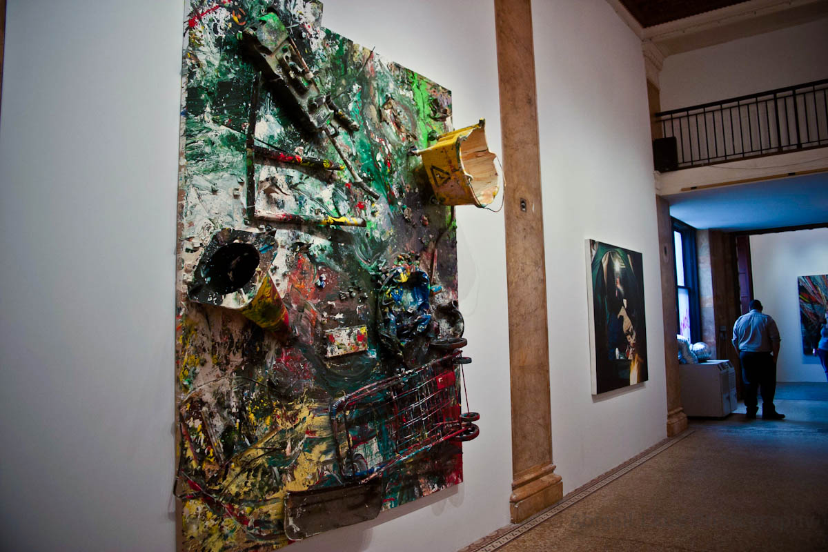Art installation from the First Show/Last Show exhibit at 190 Bowery