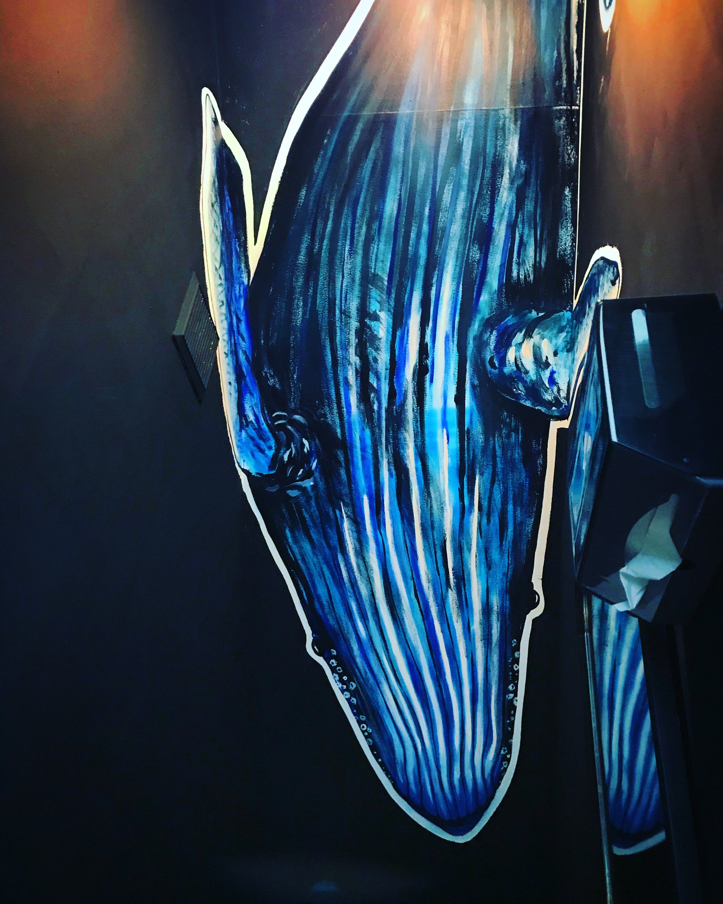LARGE MURAL ON CEILING FOR THE SHOW