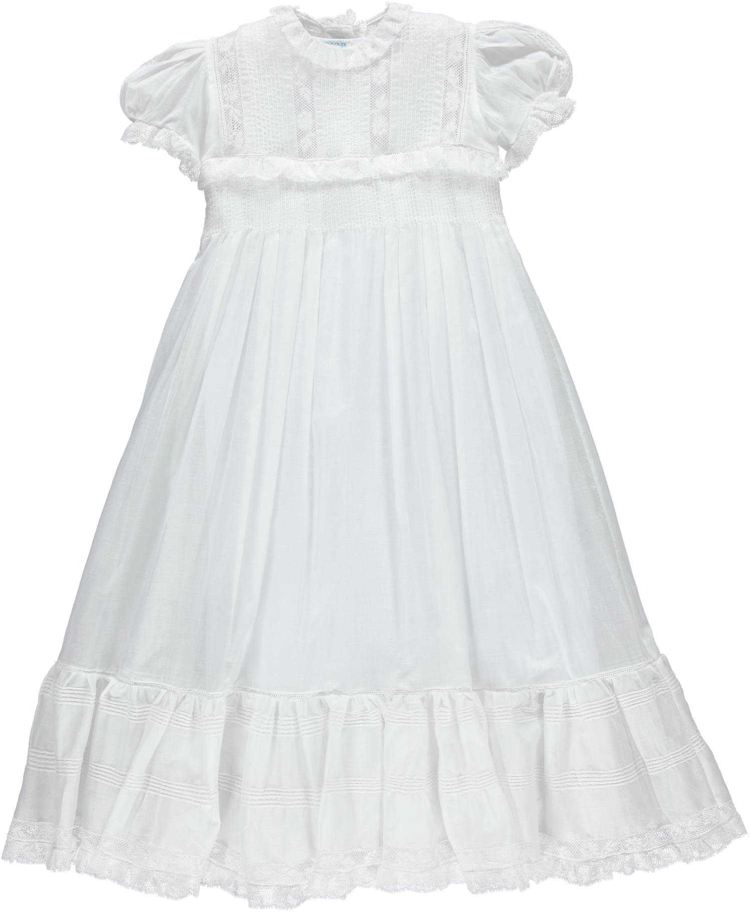 cotton christening dress Boy Christening Gown w/ bonnet & Cross Unisex baptism dress for baby main image 0