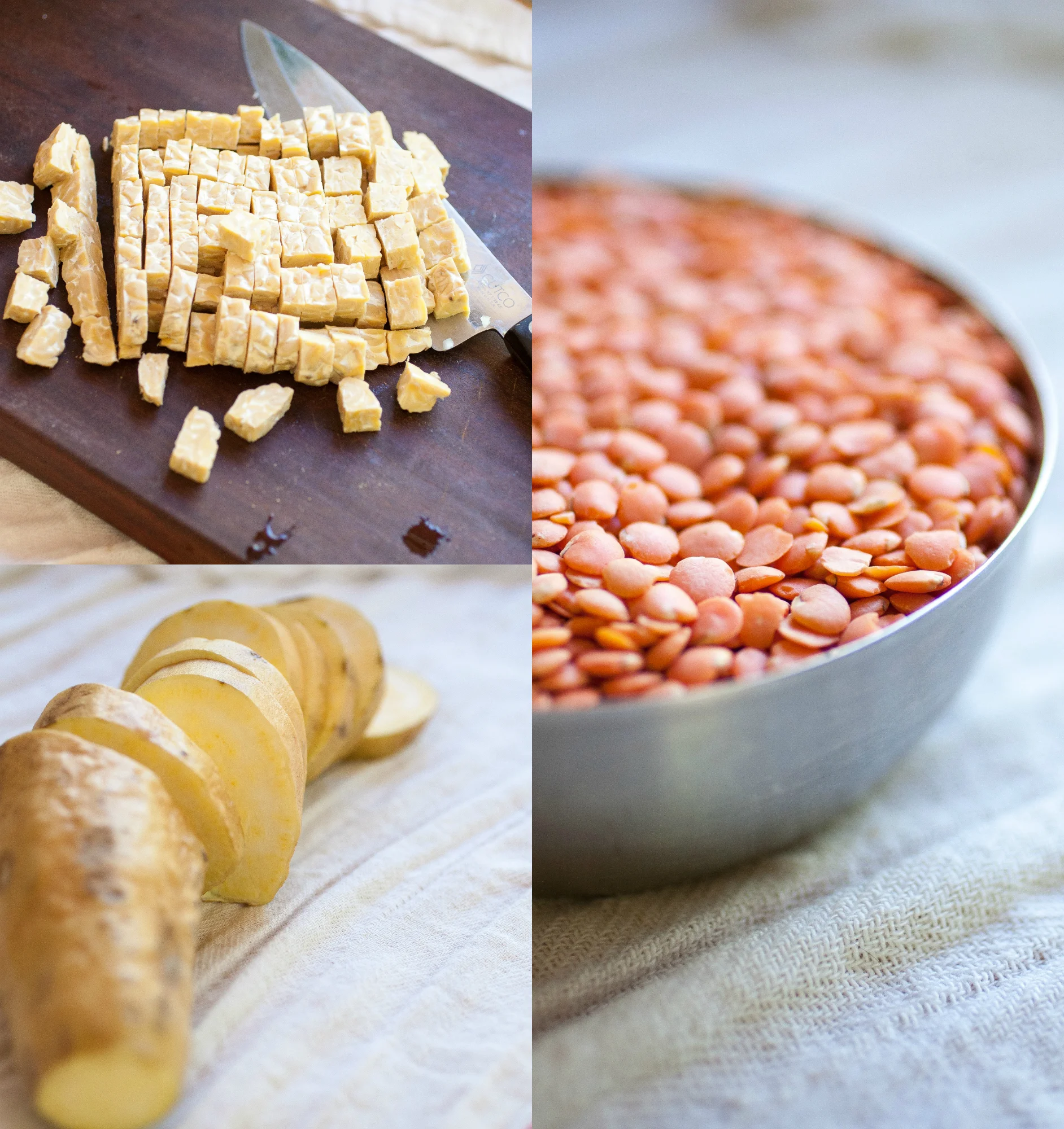 Produce On Parade - Lentil, Tempeh, and Sweet Potato Chili