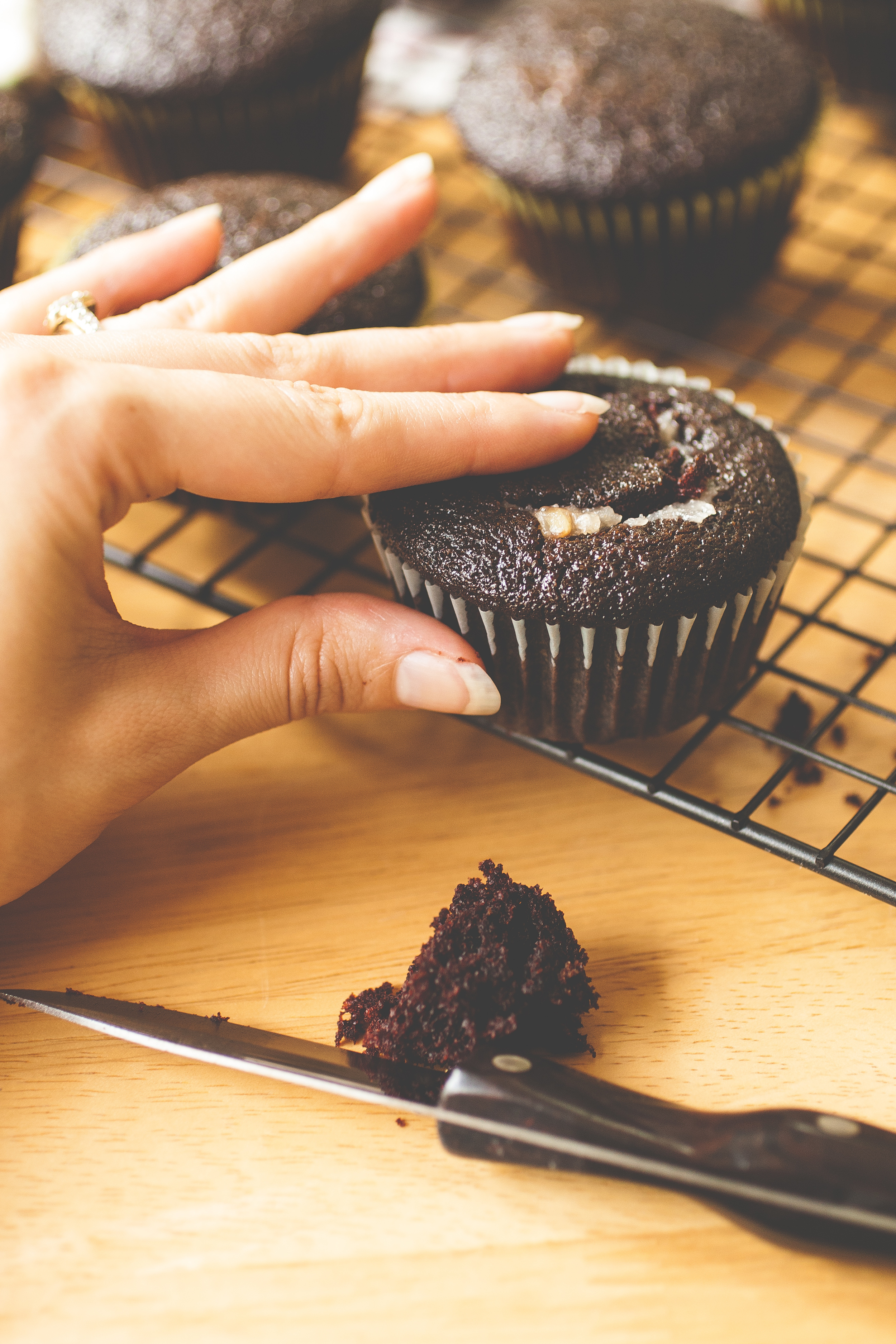 Produce On Parade - German Chocolate Cupcakes 