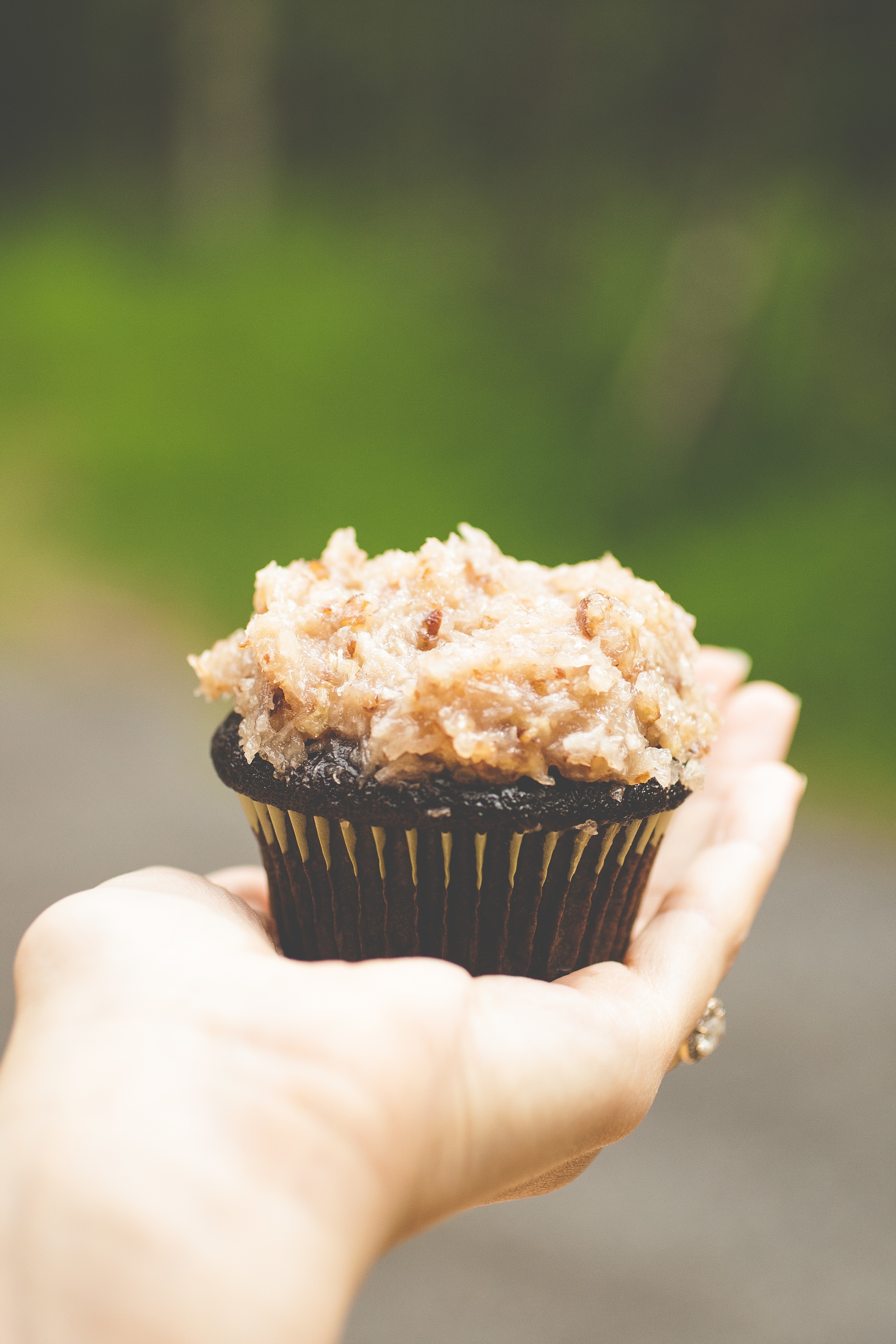 Produce On Parade - German Chocolate Cupcakes 