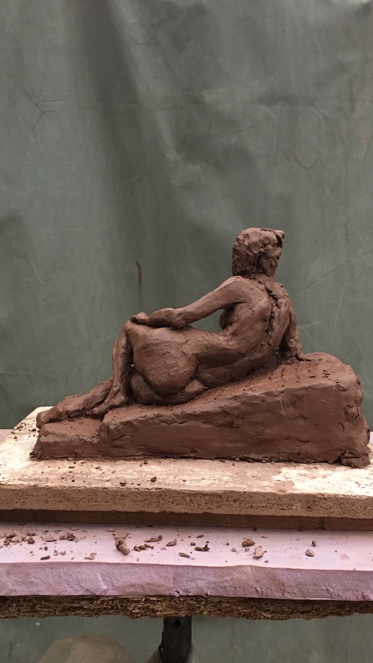 Reclining Woman (posterior view)