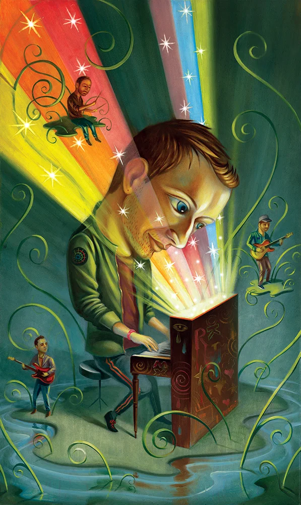 Coldplay/14"x24"/oil on panel