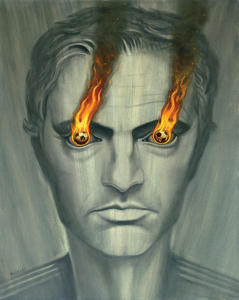 Mourinho/oil on board/16"x20"