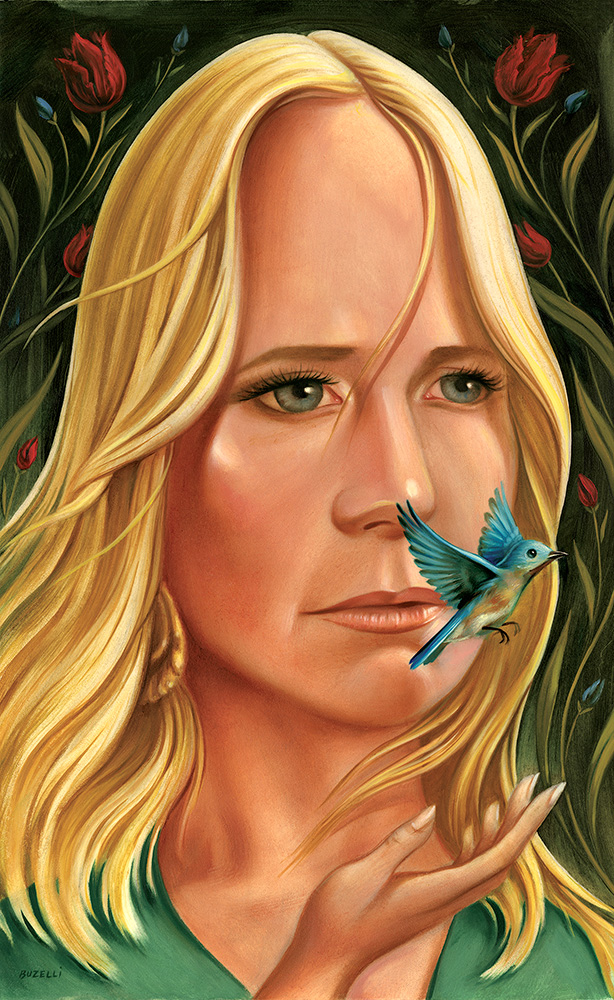Miranda Lambert / oil on panel / 12.5"x20"