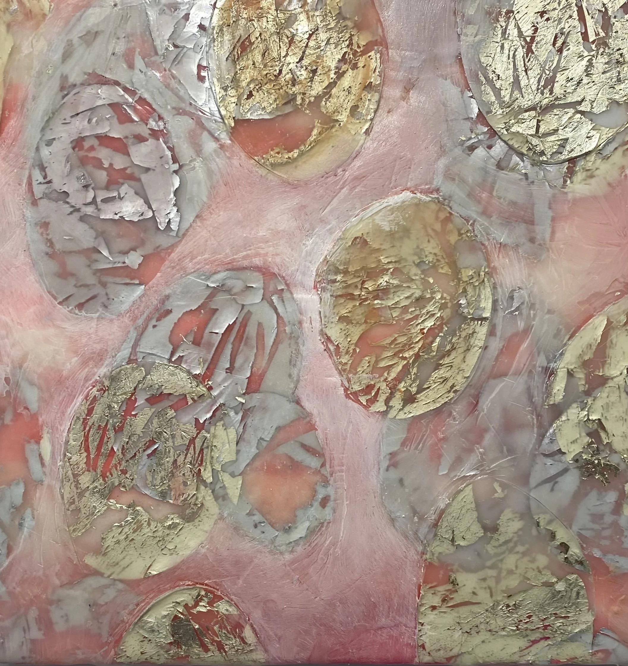 Pale gold  coral and pearl #2 Right top .jpg